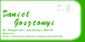 daniel gosztonyi business card